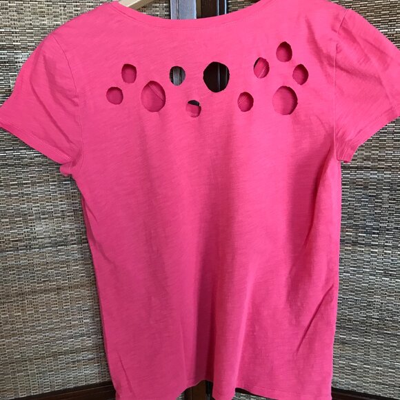 Summer Shirt Size S: Upcycled Cut Out Top, Edgy Fashion, Y'all Ain't Right Tee - Picture 6 of 8